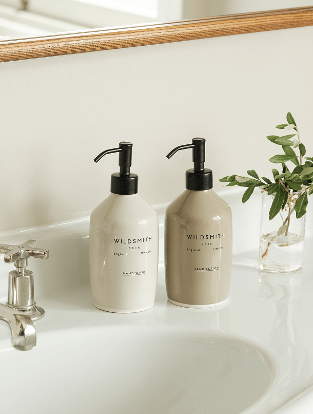 English ceramic hand lotion